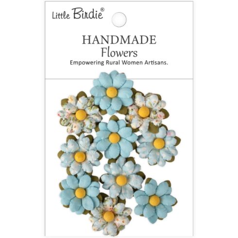 Little Birdie Cordelia Blue Symphony Paperikukat (10 kpl)