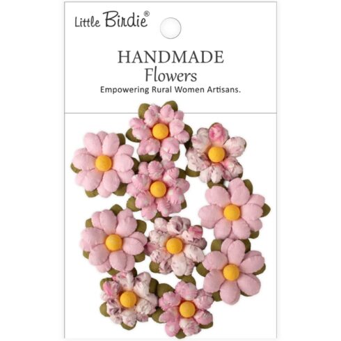 Little Birdie Cordelia – Pink Symphony Paperikukat (10 kpl)
