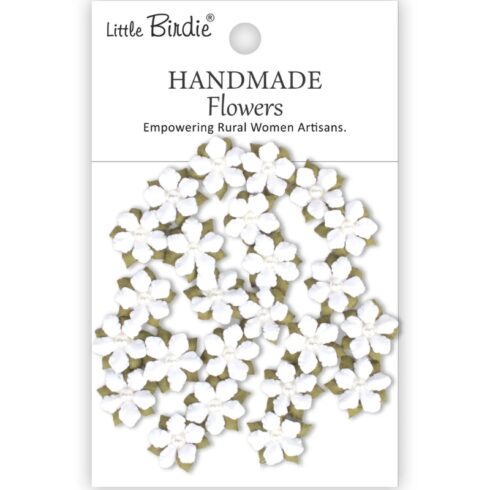 Little Birdie Elira Frosty White Paperikukat (24 kpl)