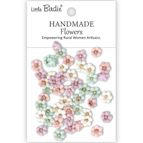 Little Birdie Esme Fairy Garden Paperikukat (50 kpl)