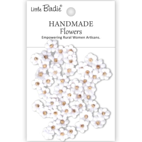 Little Birdie Esme Frosty White Paperikukat (50 kpl)