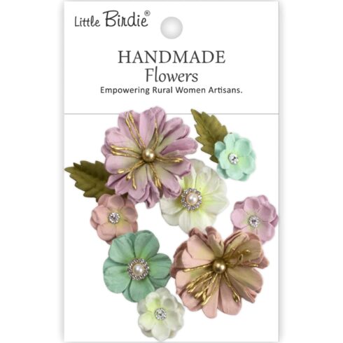 Little Birdie Liora Fairy Garden Paperikukat (10 kpl)