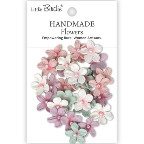 Little Birdie Pearl Petites Fairy Garden Paperikukat (30 kpl)