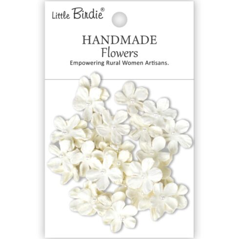 Little Birdie Pearl Petites Ivory Pearl Paperikukat (30 kpl)