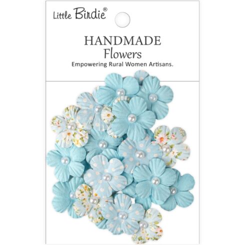 Little Birdie Polly Blue Symphony Paperikukat (25 kpl)