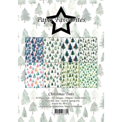Paper Favourites Christmas Trees paperilajitelma