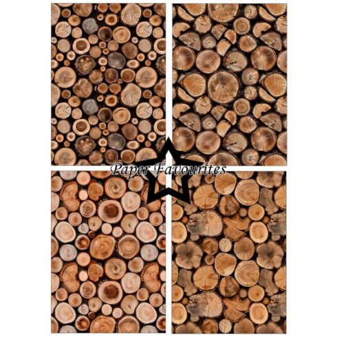 Paper Favourites Wood Slices paperilajitelma A5 1