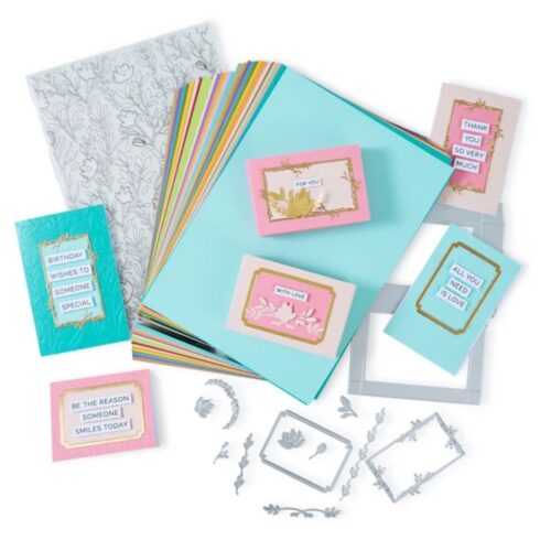 Sizzix Big Shot Plus Machine Starter Kit stanssaus ja kohokuviointilaite aloituspakkaus A4 1