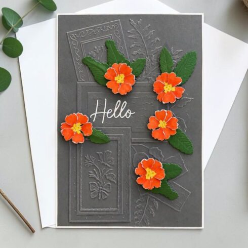 Spellbinders 3D kohokuviointikansio ODE TO A POET 2