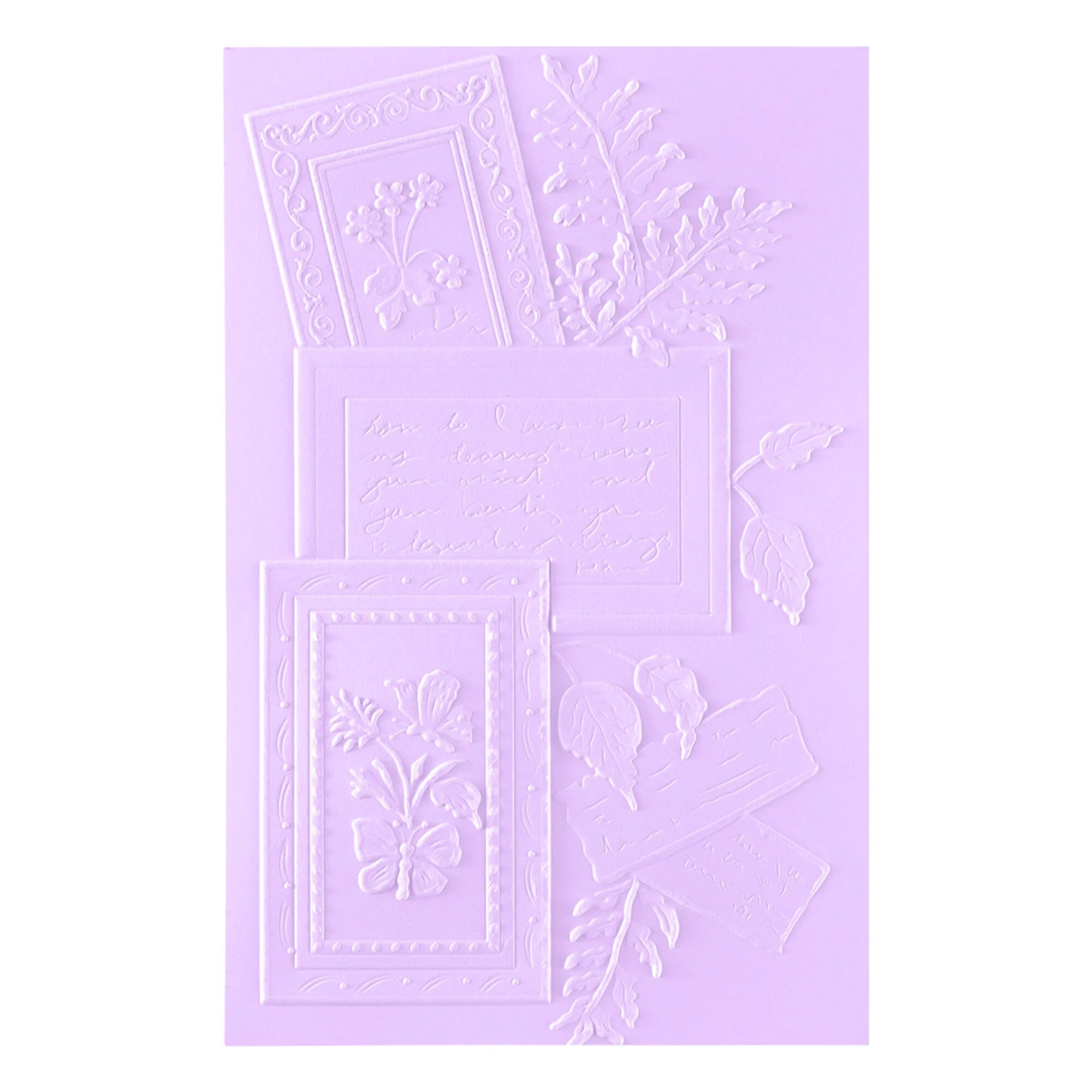 Spellbinders 3D kohokuviointikansio – ODE TO A POET - Bild 7
