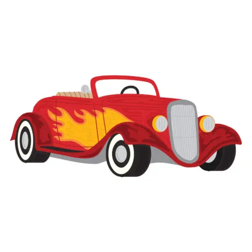 Spellbinders HOT ROD FLAMES stanssi
