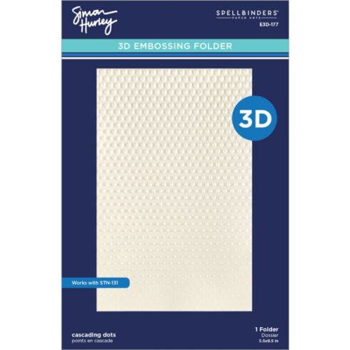 Spellbinders Simon Hurley 3D kohokuviointikansio – CASCADING DOTS
