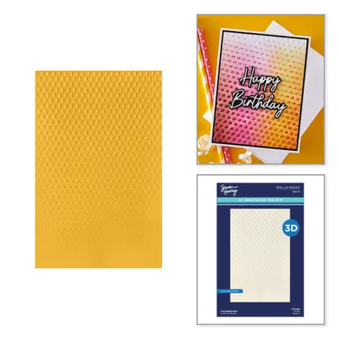 Spellbinders Simon Hurley 3D kohokuviointikansio CASCADING DOTS