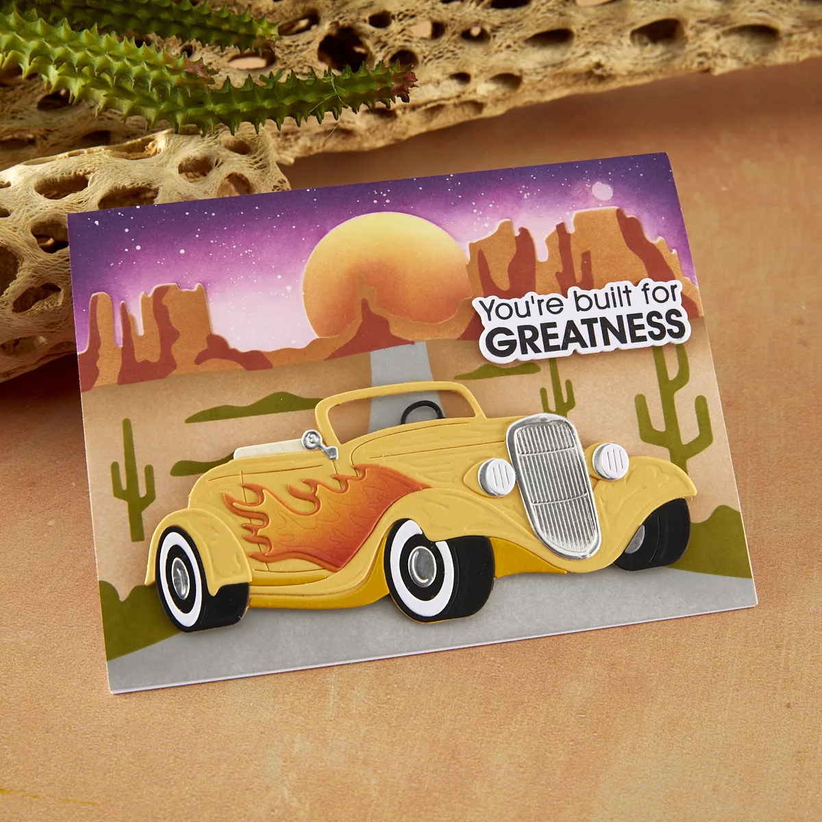 Spellbinders stanssi – HOT ROD FLAMES - Image 2