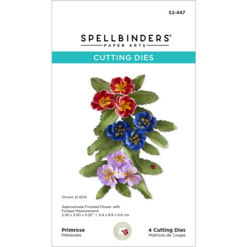 Spellbinders stanssi Serenity Garden PRIMROSE