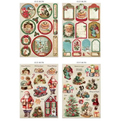 Stamperia Classic Christmas Junk Journal kirja