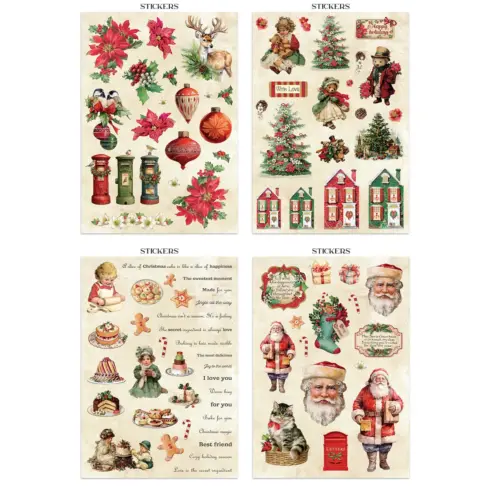 Stamperia Classic Christmas Junk Journal lehtio