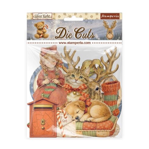 Stamperia – Die Cuts Silent Night isot kartonkikuvat (43 kpl)