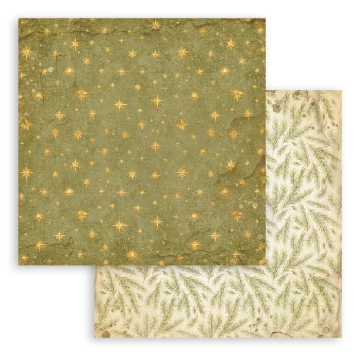 Stamperia – Silent Night Backgrounds paperilajitelma 30 x 30 cm - Image 2