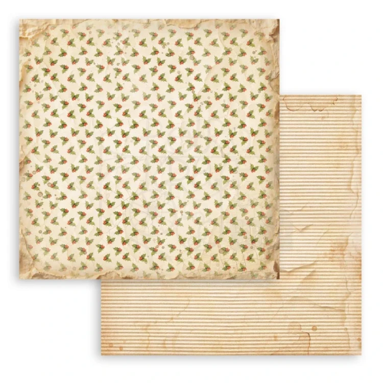 Stamperia – Silent Night Backgrounds paperilajitelma 30 x 30 cm - Image 7