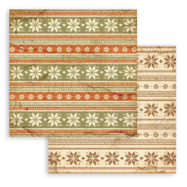 Stamperia – Silent Night Backgrounds paperilajitelma 30 x 30 cm - Image 3