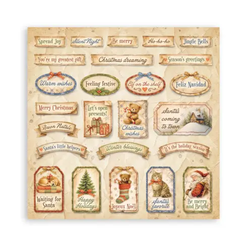 Stamperia Silent Night Maxi paperilajitelma1