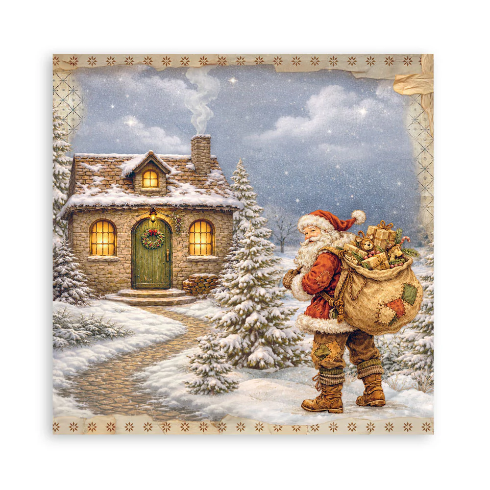 Stamperia – Silent Night Maxi paperilajitelma 30 x 30 cm - Image 10