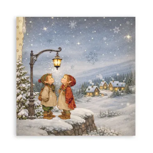 Stamperia Silent Night Maxi paperilajitelma12