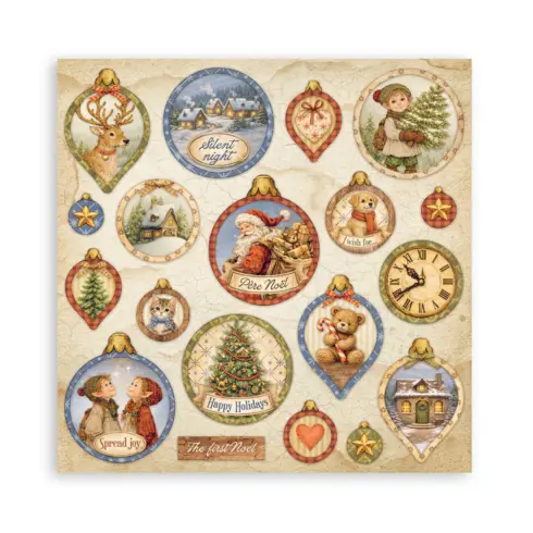 Stamperia Silent Night Maxi paperilajitelma16