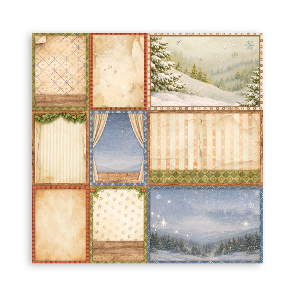 Stamperia – Silent Night Maxi paperilajitelma 30 x 30 cm - Image 21