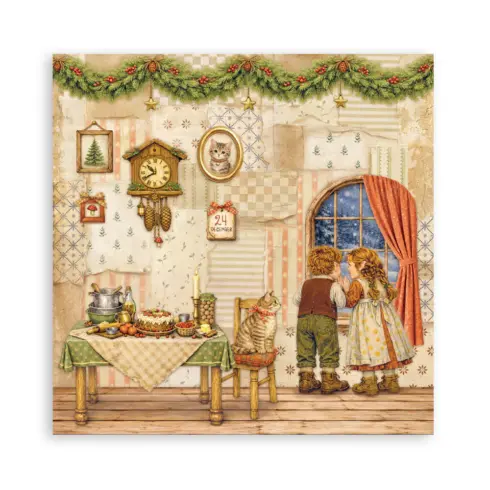 Stamperia Silent Night Maxi paperilajitelma8