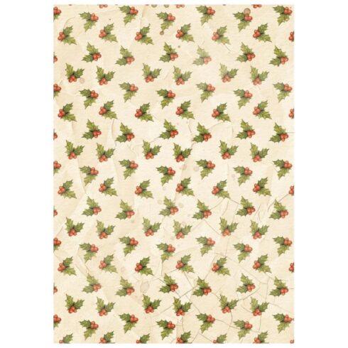 Stamperia Silent Night Mini Rice Paper Backgrounds riisipaperi 8 kpl A6 2