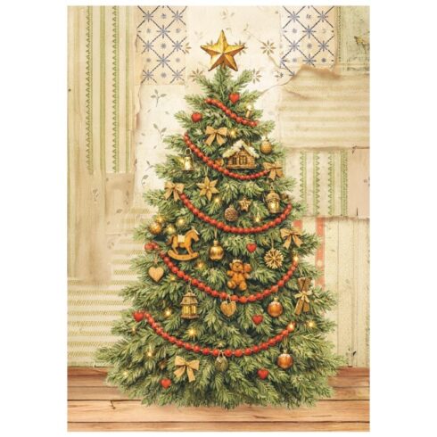 Stamperia Silent Night Mini Rice Paper riisipaperi 8 kpl A6 3