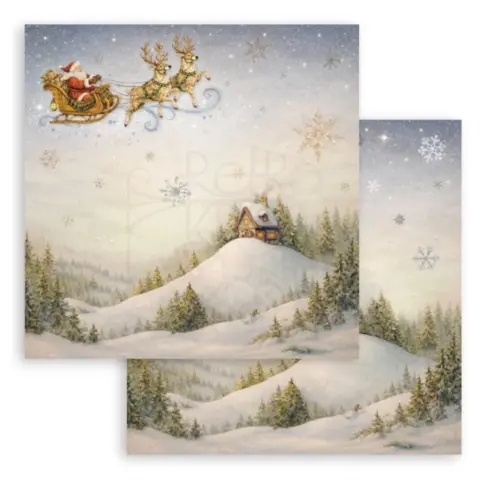 Stamperia Silent Night paperilajitelma1