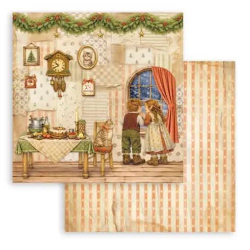 Stamperia Silent Night paperilajitelma4