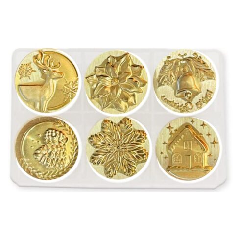 Stamperia – Wax Seal Stamp Set Silent Night Christmas sinettisetti (6 kpl)