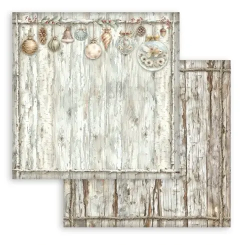 Stamperia White Christmas Backgrounds paperilajitelma3