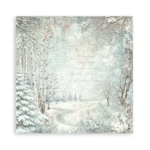 Stamperia White Christmas Maxi paperilajitelma14