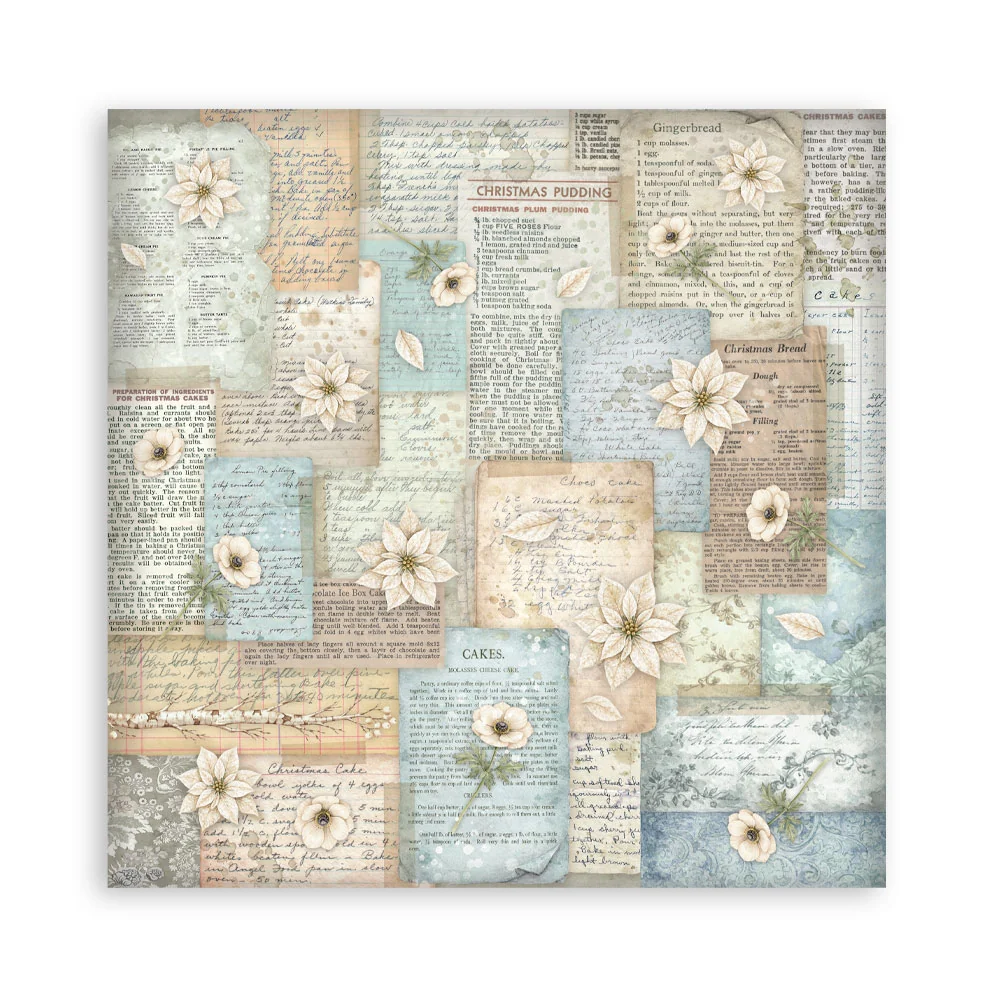 Stamperia – White Christmas Maxi paperilajitelma 20 x 20 cm - Image 13