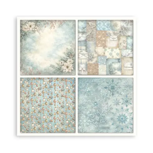 Stamperia White Christmas Maxi paperilajitelma22