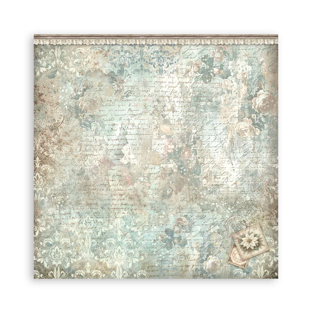 Stamperia – White Christmas Maxi paperilajitelma 20 x 20 cm - Image 15
