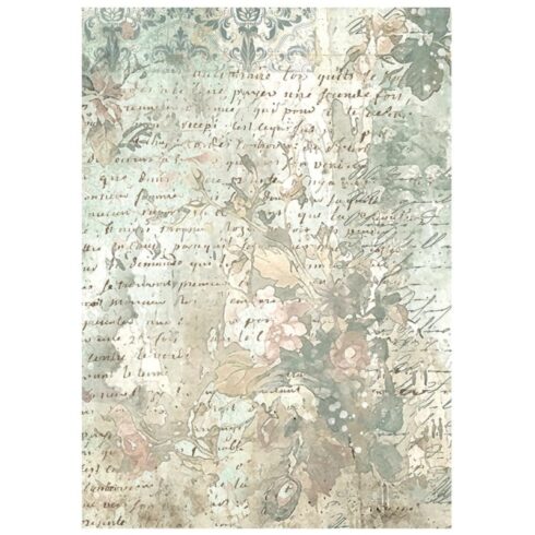 Stamperia White Christmas Mini Rice Paper Backgrounds riisipaperi 8 kpl A6 1