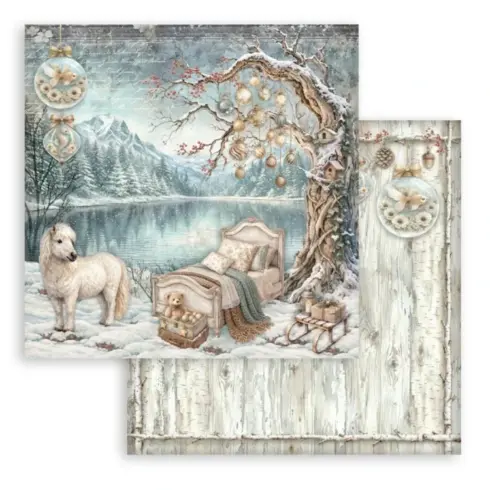 Stamperia White Christmas paperilajitelma3