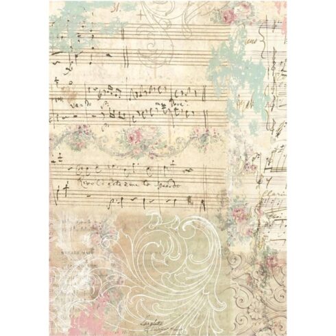 Stamperia Winter Magic Mini Rice Paper Backgrounds riisipaperi 8 kpl A6 5