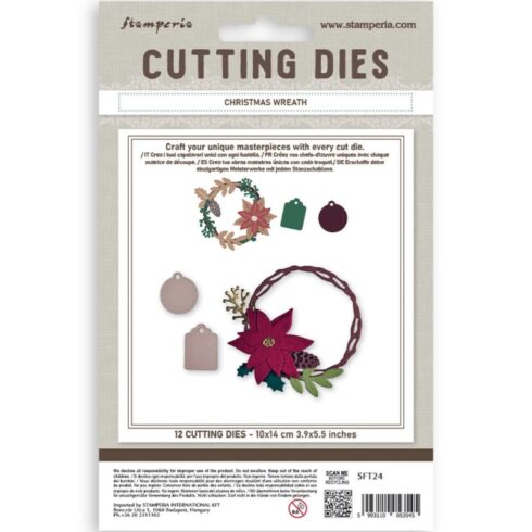 Stamperia stanssi CHRISTMAS WREATH 1