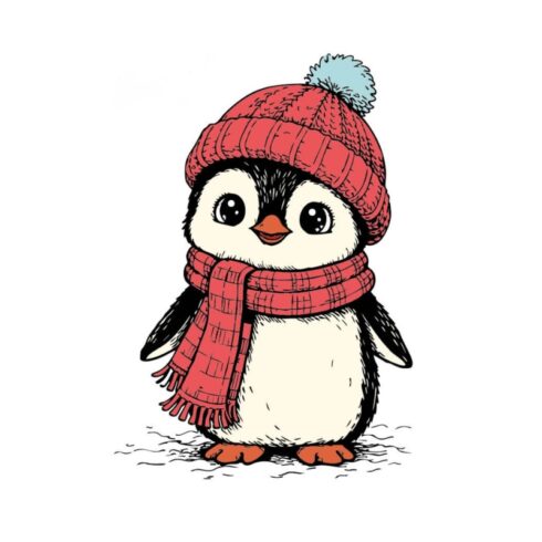 Studio Light Coloring Clear Stamp Elvis penguin leimasin 1