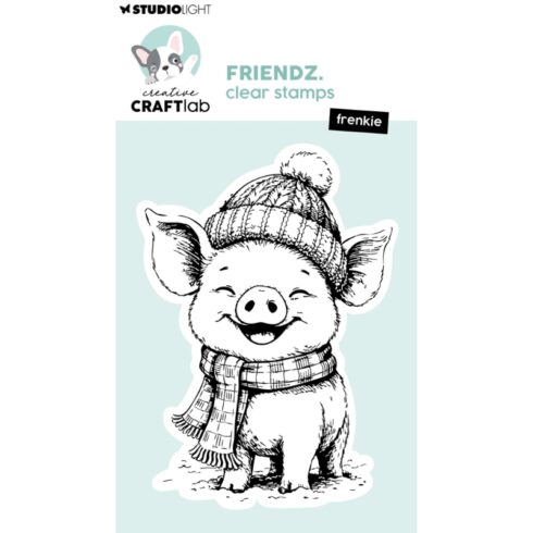 Studio Light Coloring Clear Stamp Frenkie Piggy leimasin