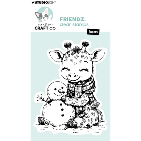 Studio Light Coloring Clear Stamp – Lucas giraffe leimasin