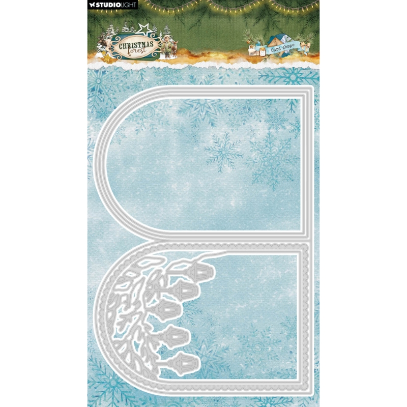 Studio Light stanssi Christmas Forest CARD SHAPE SL-CF-CD1111