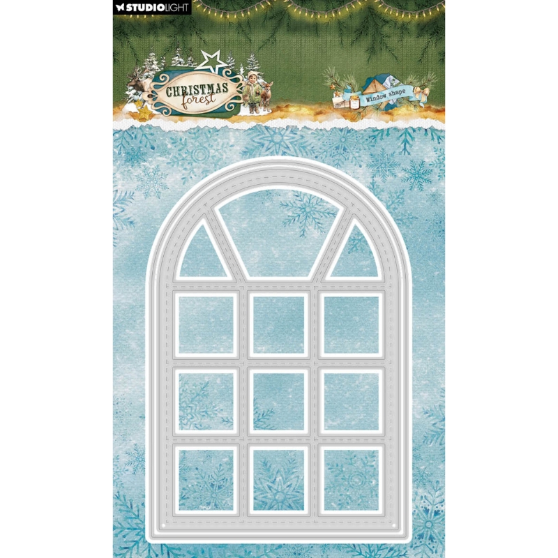 Studio Light stanssi – Christmas Forest WINDOW SHAPE